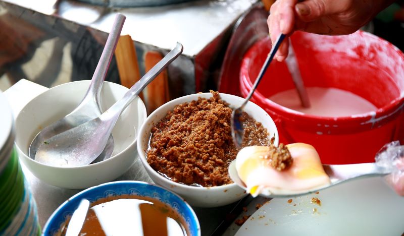 ingredients for Cao Bang banh cuon